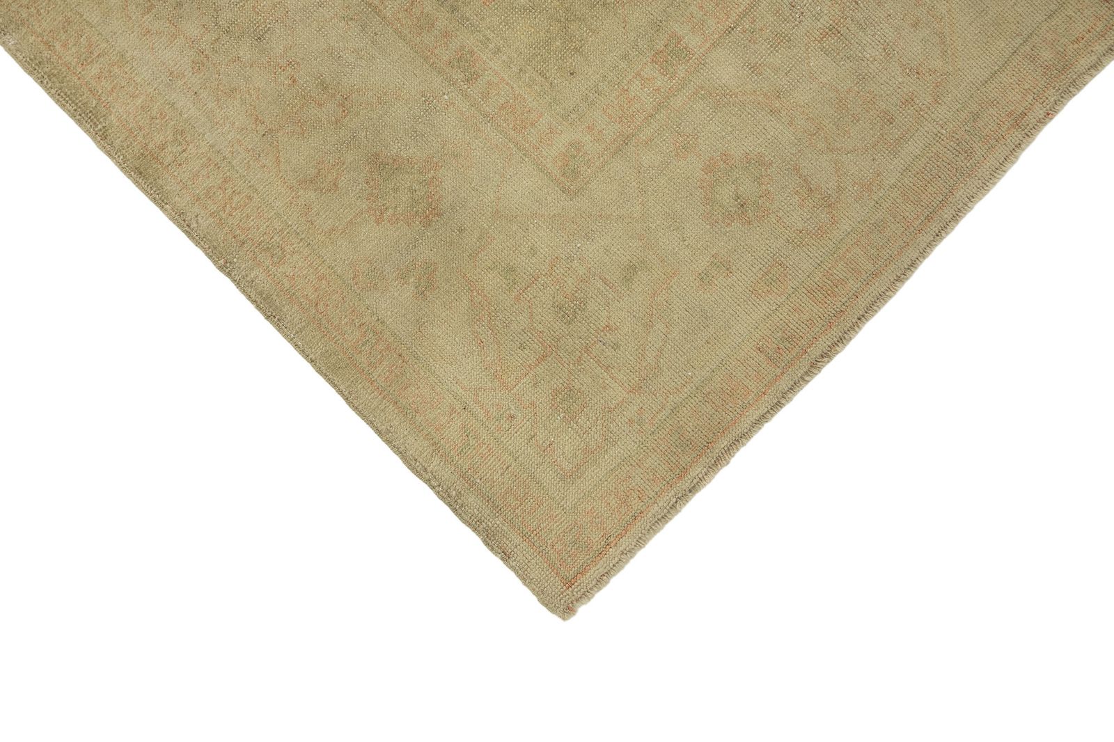 Antiek Turks Oushak tapijt, beige, 340 × 258 cm, ca. 1900s photo 8260.0