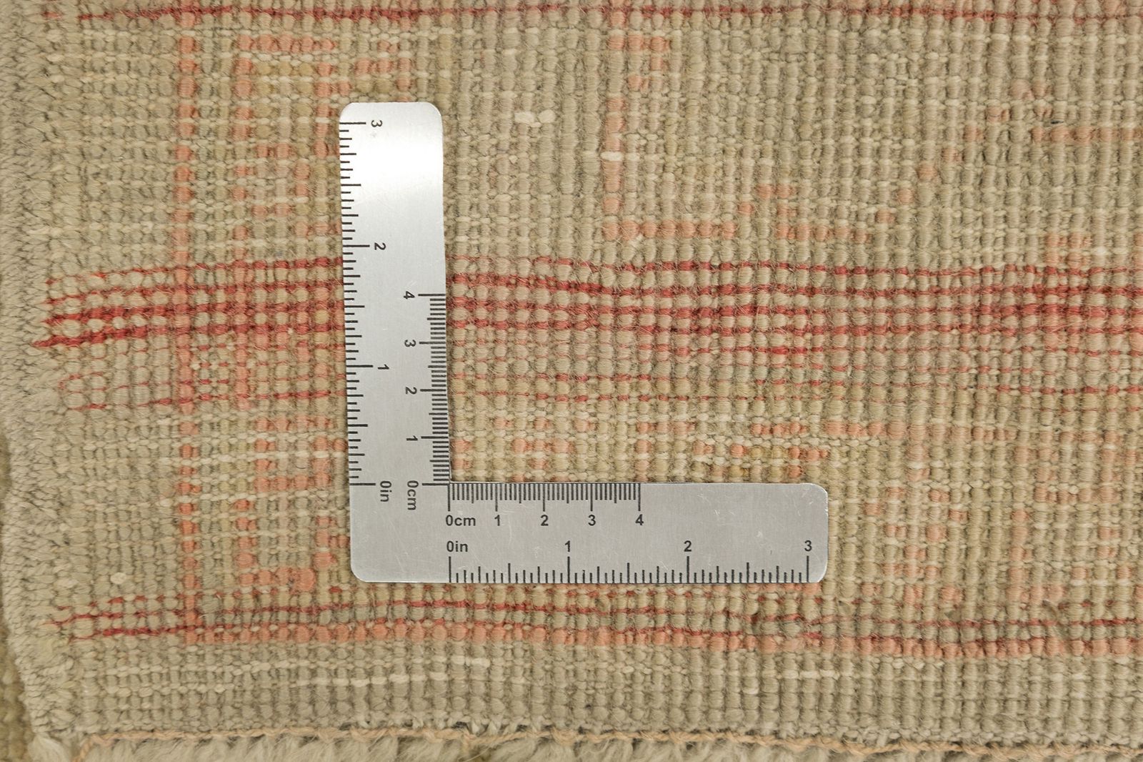 Antiek Turks Oushak tapijt, beige, 340 × 258 cm, ca. 1900s photo buy