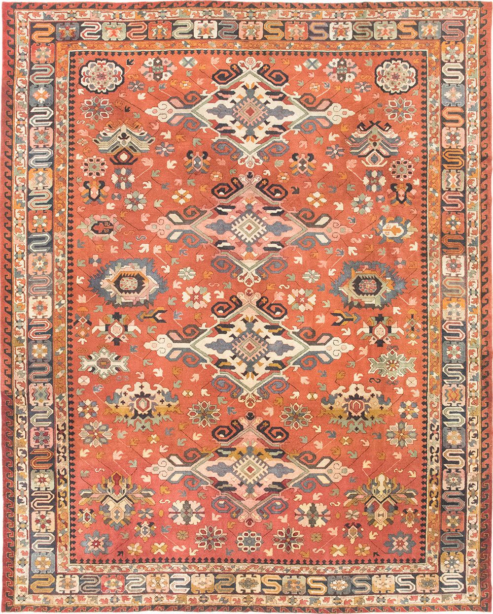 Semi Antique German Tefzet Rug, 378 × 305cm, Circa 1930s