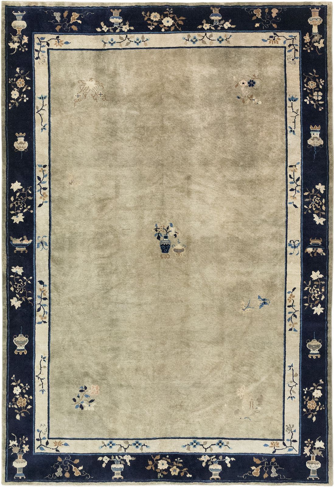Antiek Chinees tapijt, 265 × 184 cm, ca. jaren 1920