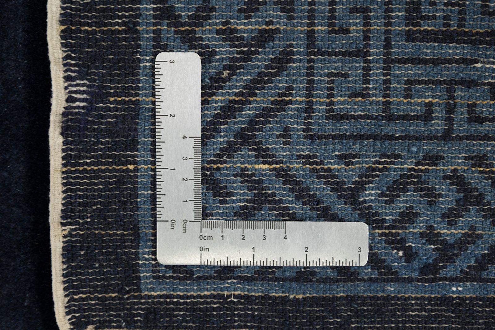 Antiek Chinees tapijt, blauw, 155 × 75 cm, ca. 1900s photo buy