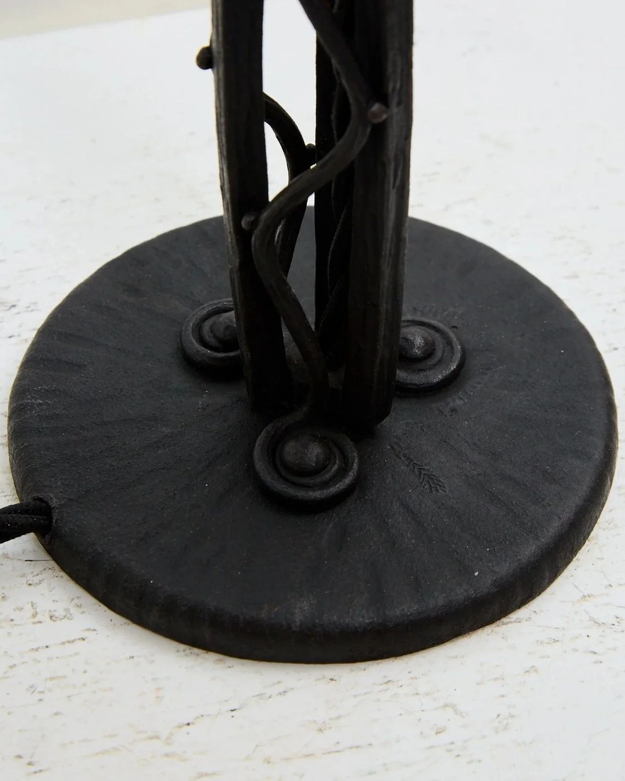 Wrought Iron Lamp, 1920s photo 295.0