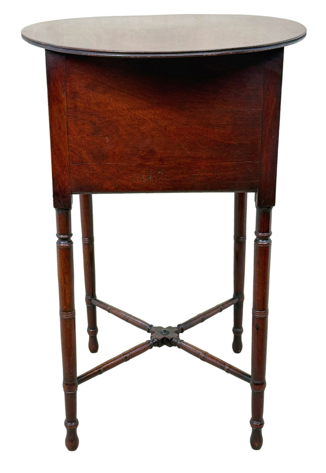 Early 19th Century Mahogany Oval Top Occasional Table, Georgian (England, Circa 1815) photo for sale