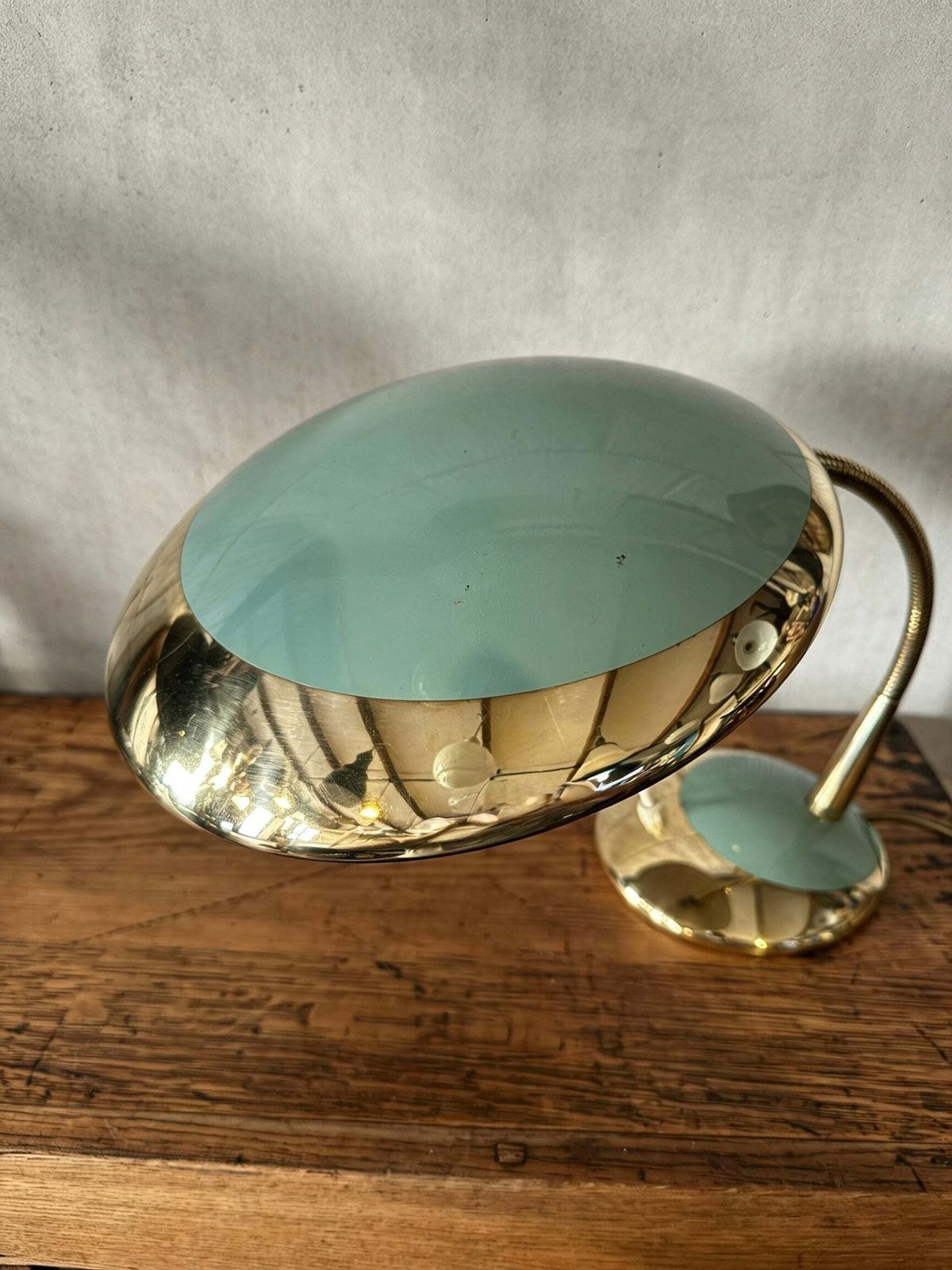 photo furniture 1950s Gooseneck Table Lamp By Hala