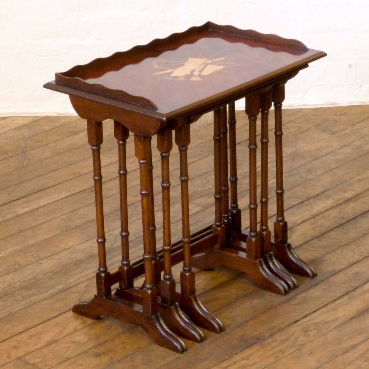 Skip To The Beginning Of The Images Gallery 1960s Mahogany Nest Of Tables photo furniture