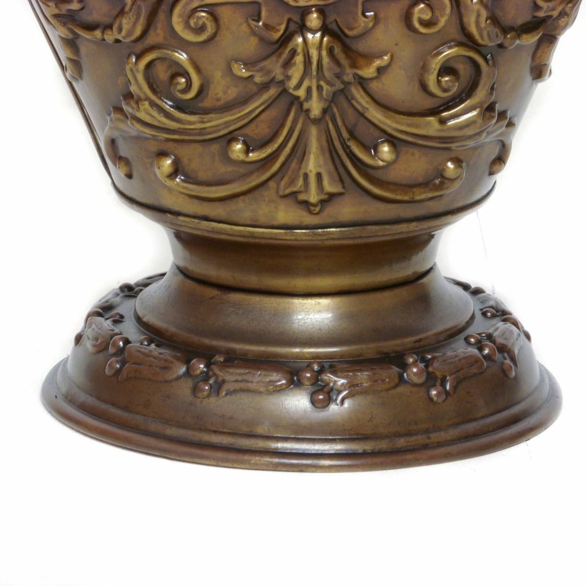 894.0 Victorian Brass Coal Helmet photo
