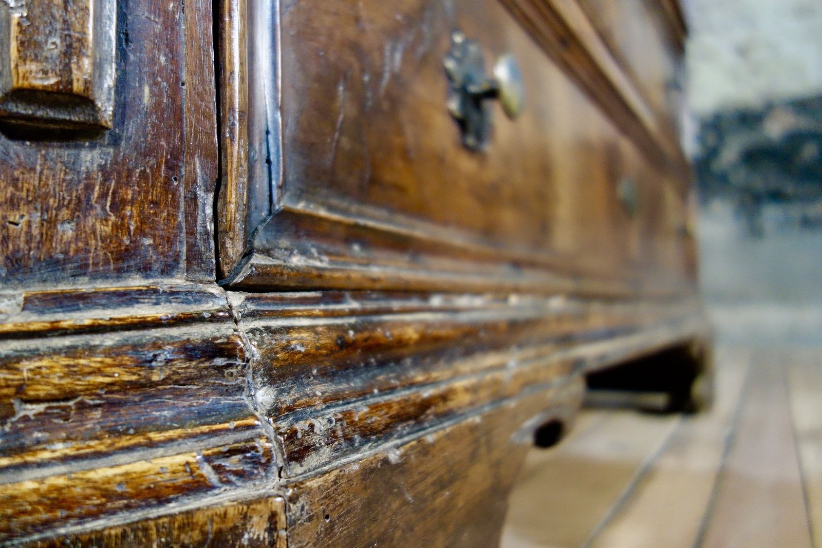 photo for sale Large Scale 17th Century North Italian Walnut Commode