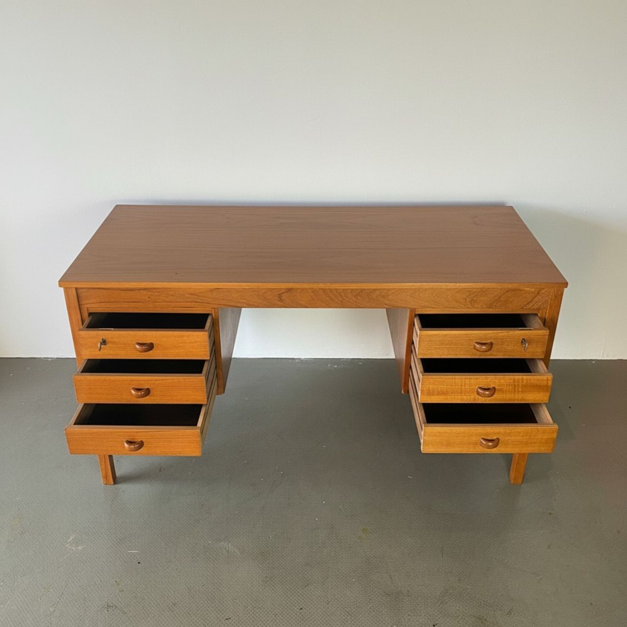 Midcentury Danish Teak Desk, Mid 20th Century photo 839.0