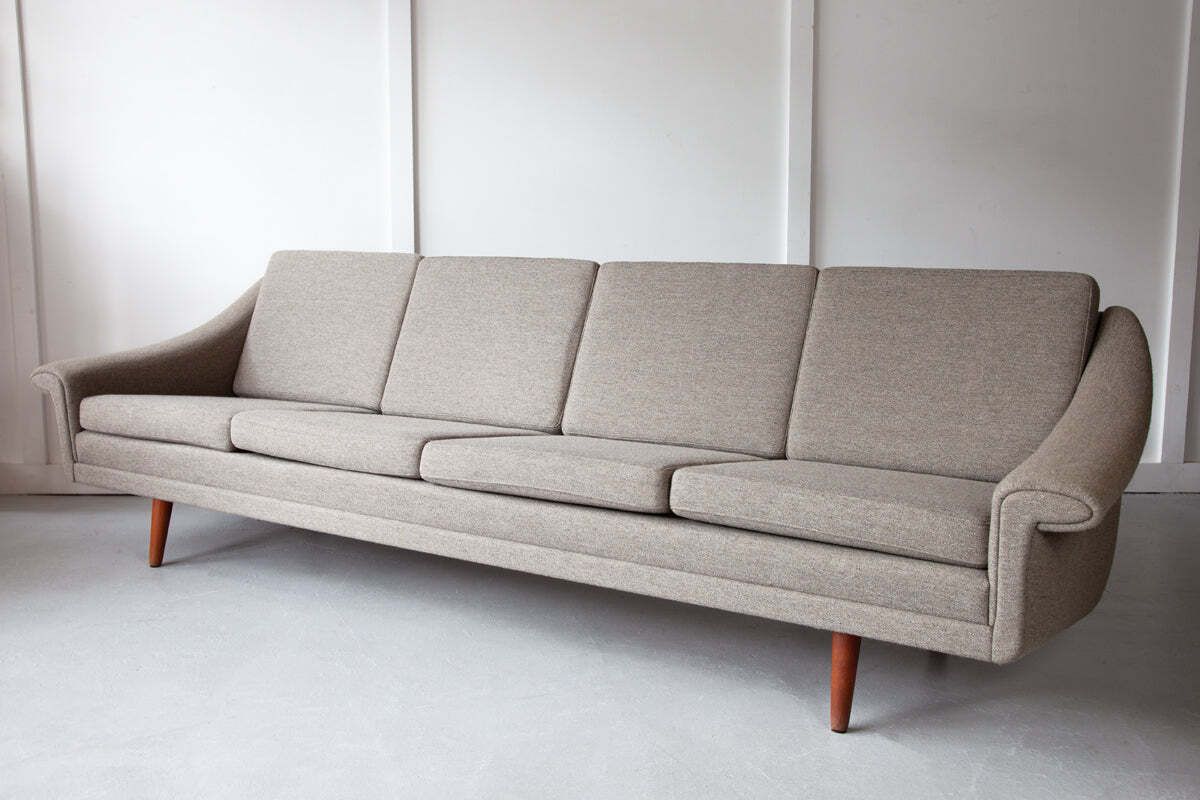 Four Seater 'Matador' Sofa, Mid Century, Danish photo furniture