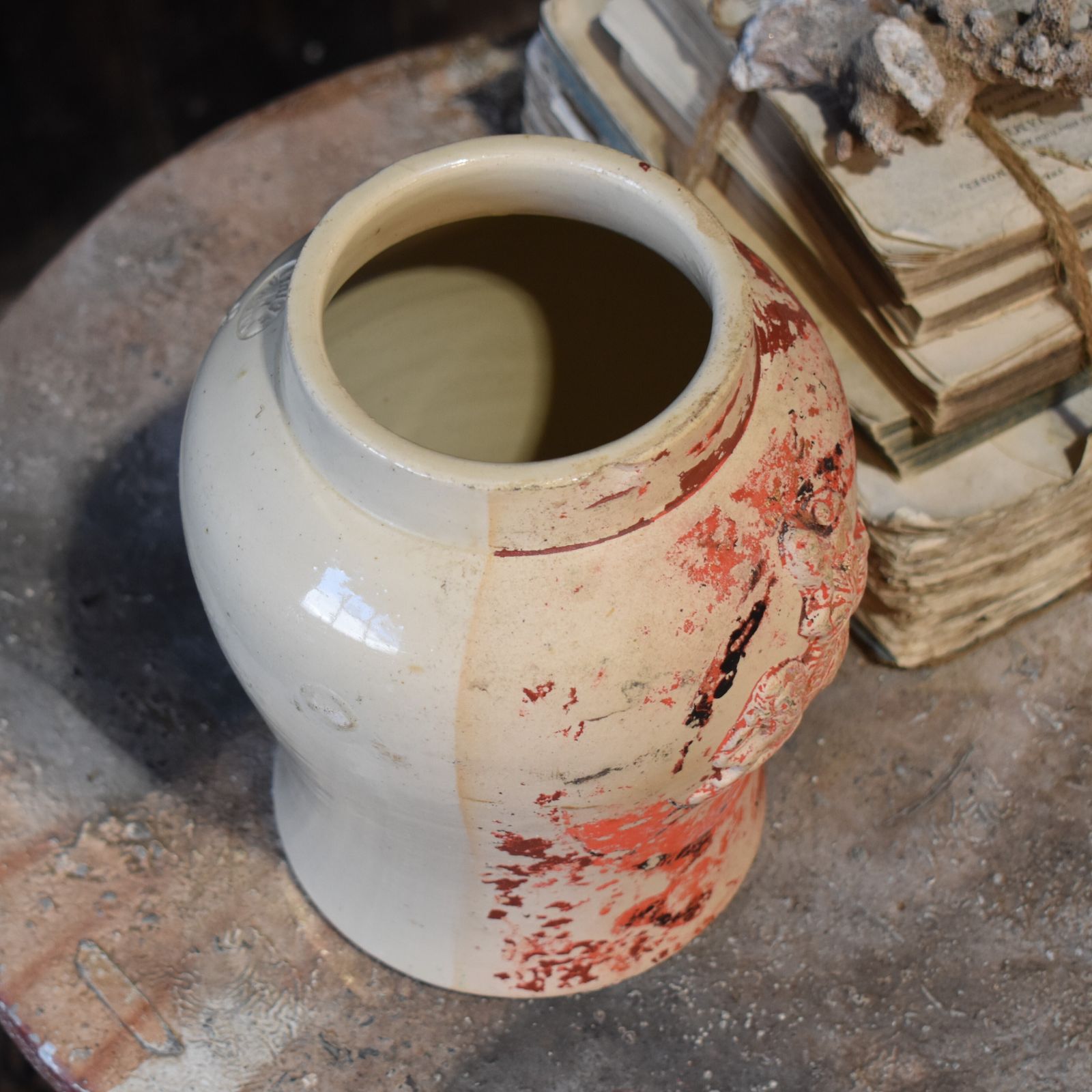 Antique Stoneglaze Tabacco Jar 19th Century Price Of Bristol Shop Display Pot photo buy