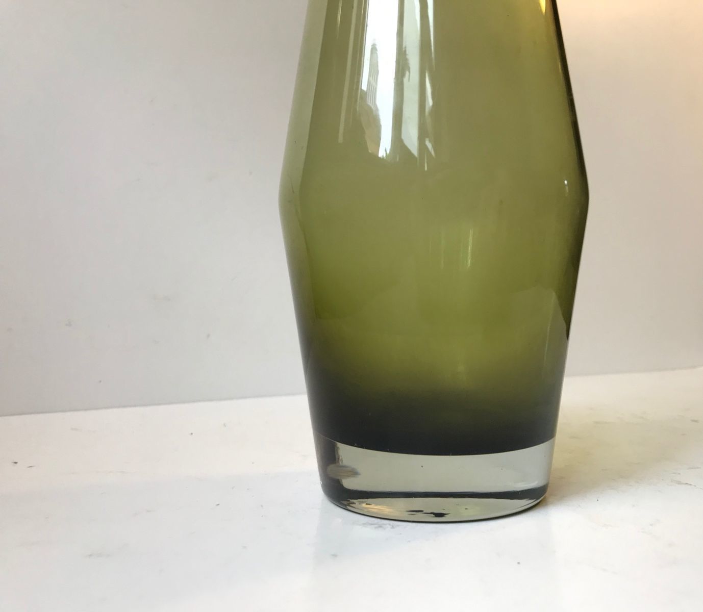 Mid Century Green Glass Vase By Tamara Aladin For Riihimaen Lasi Oy, 1970s photo furniture