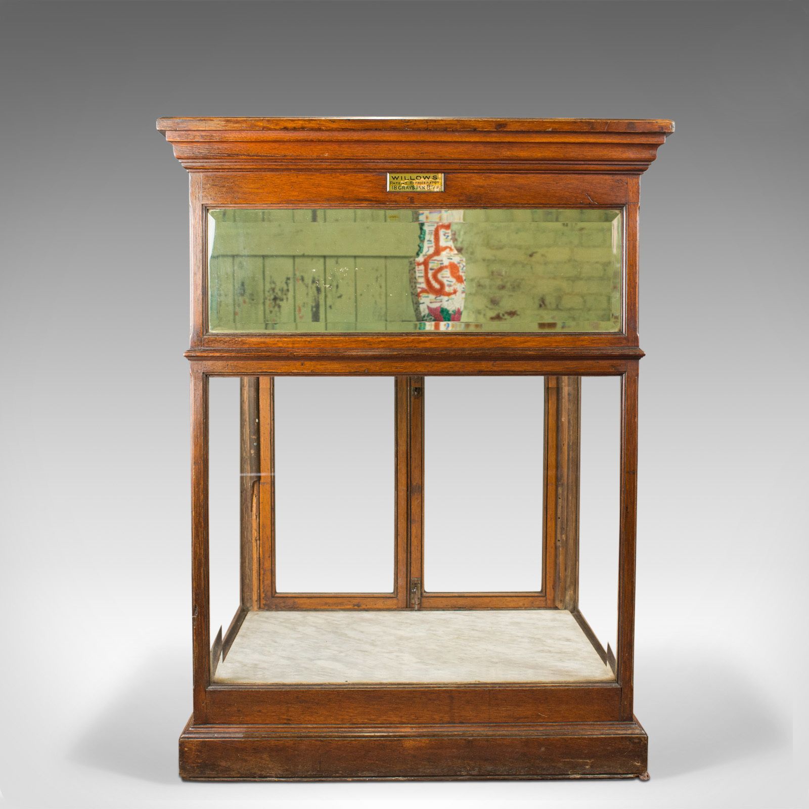 Antique Shop Display Cabinet, English, Edward Willows, Patented, Circa 1905 photo furniture
