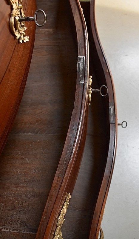 Convenient Port Nantaise Solid Amaranth Wood, Louis 15 Period   1770 photo 10021.9