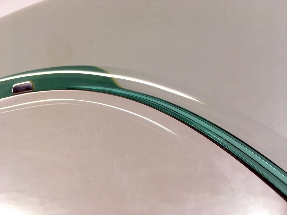 Vintage 1960s Italian Coloured Mirror By Cristal Arte photo for sale