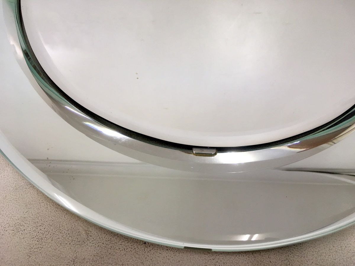 Vintage 1960s Italian Coloured Mirror By Cristal Arte photo vinterior
