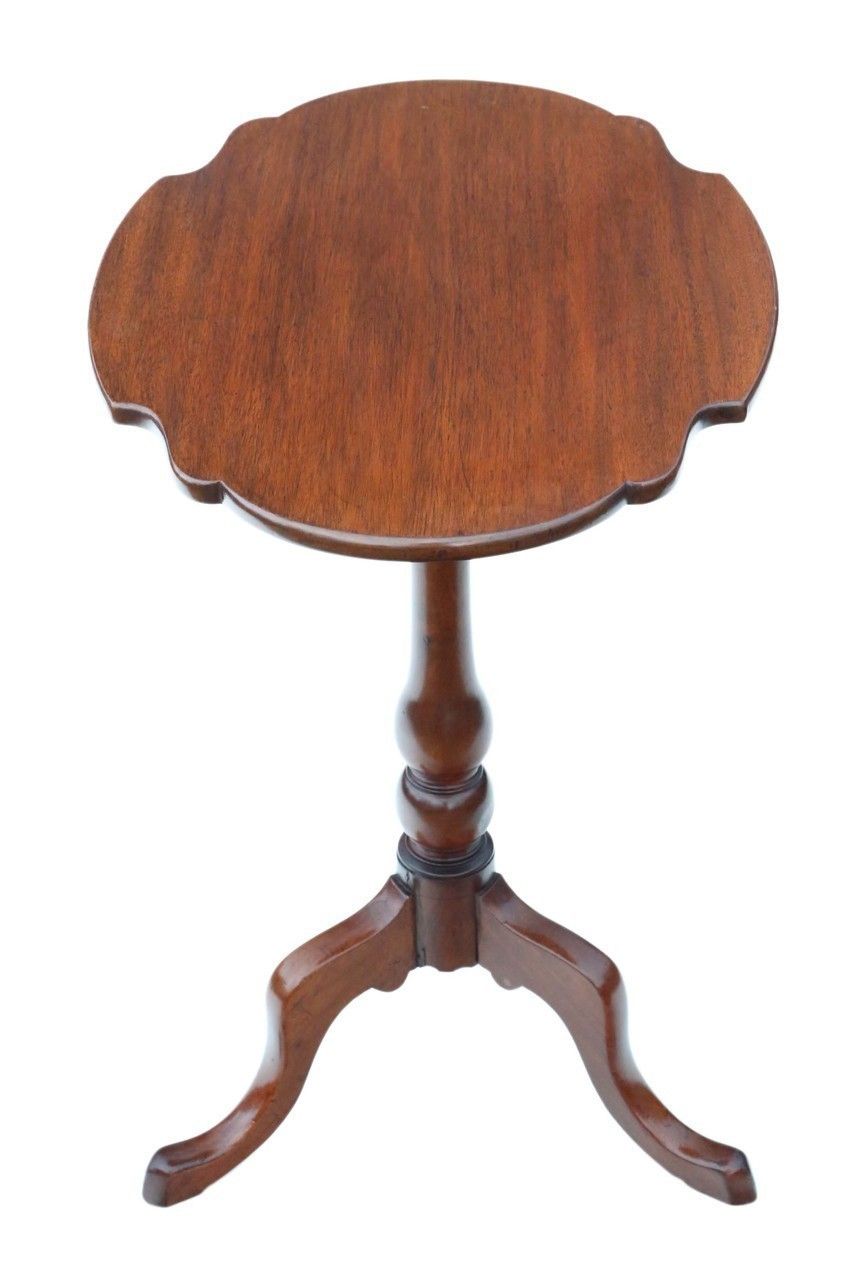 Victorian Mahogany Tilt Top Supper Table photo for sale
