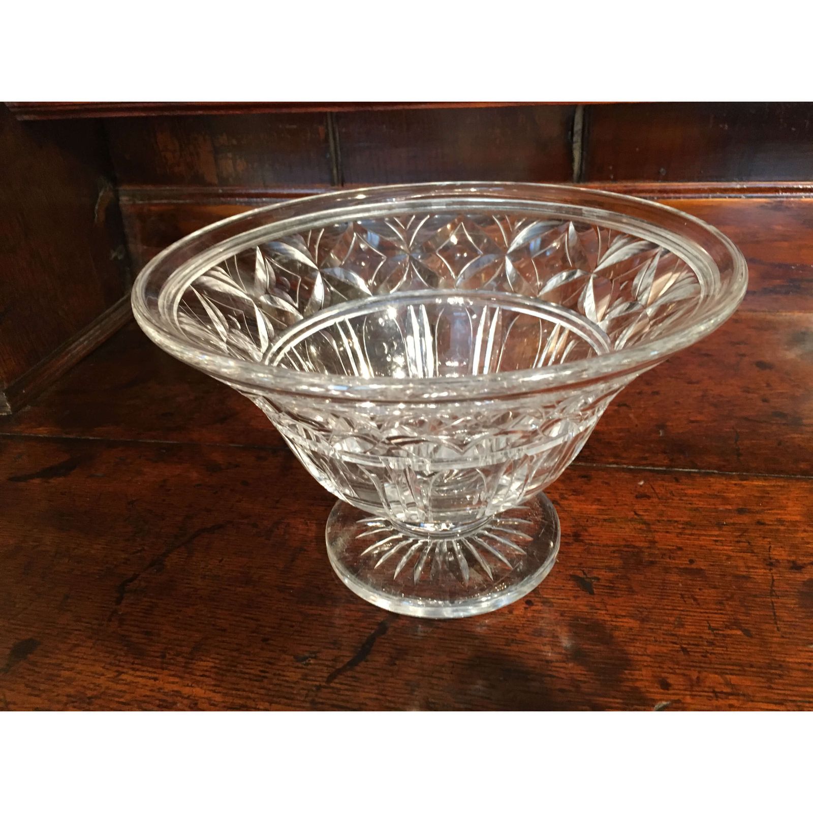 20th. Century Stuart Crystal Glass Bowl, Waterford Pattern By Ludwig Kny