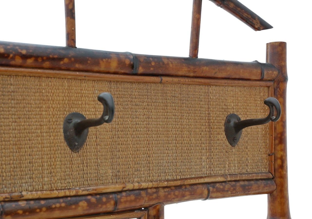 Victorian Bamboo Hall, Hat, Coat, Umbrella Or Stick Stand photo for sale