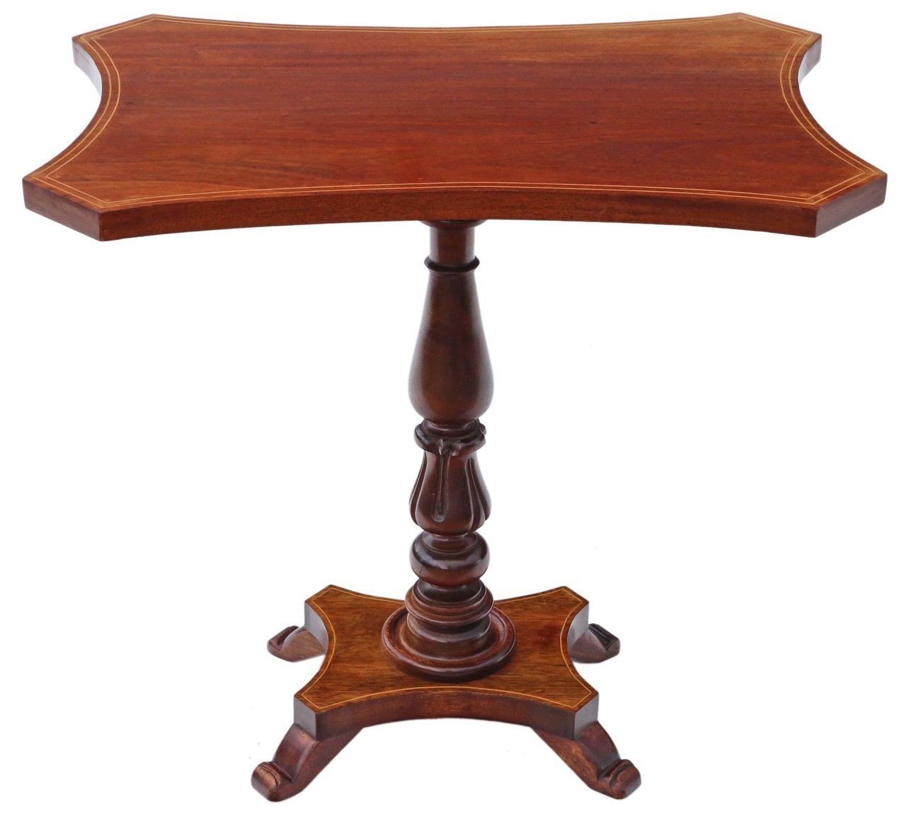 Regency G. Smith Mahogany Wine Table Side