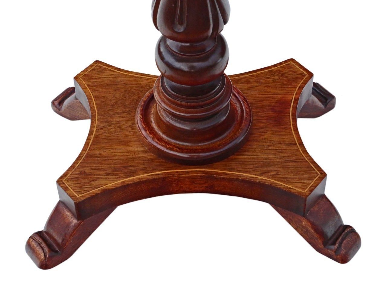 Regency G. Smith Mahogany Wine Table Side photo for sale