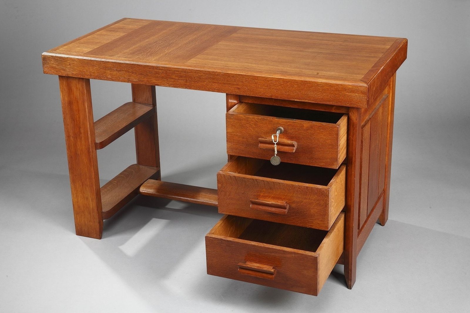 Pierre Bloch & Charles Dudouyt Desk, 1950s photo Furniture