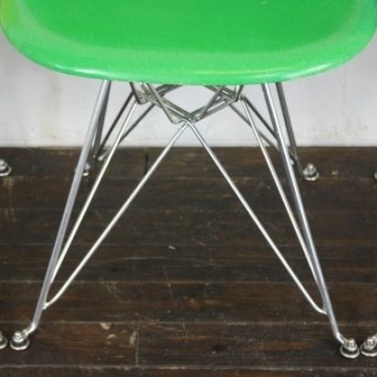 Eames Herman Miller Dsr Side Chairs On Eiffel Base In Brights Red / Blue / Kelly Green / Yellow photo vintage