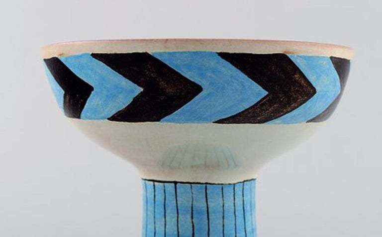 Carl Harry Stålhane For Rörstrand, A Pair Of Modernist Hand Painted Vases photo 975.0