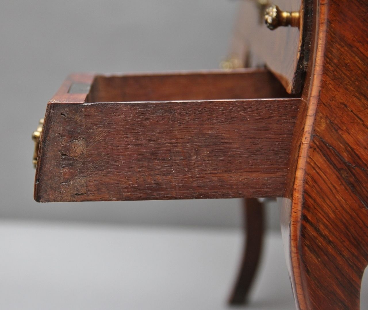 Furniture 19th Century Parquetry Miniature Desk photo