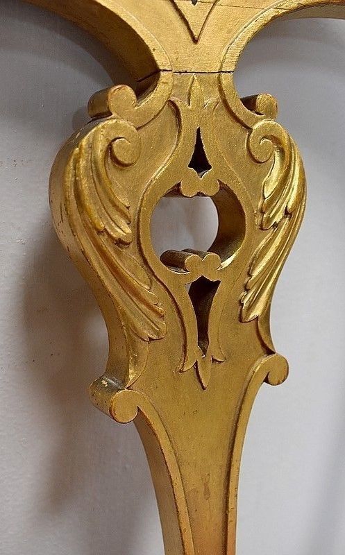 photo for sale Pair Of Golden Wood Chairs Napoleon III, 2nd Part Of The 19th