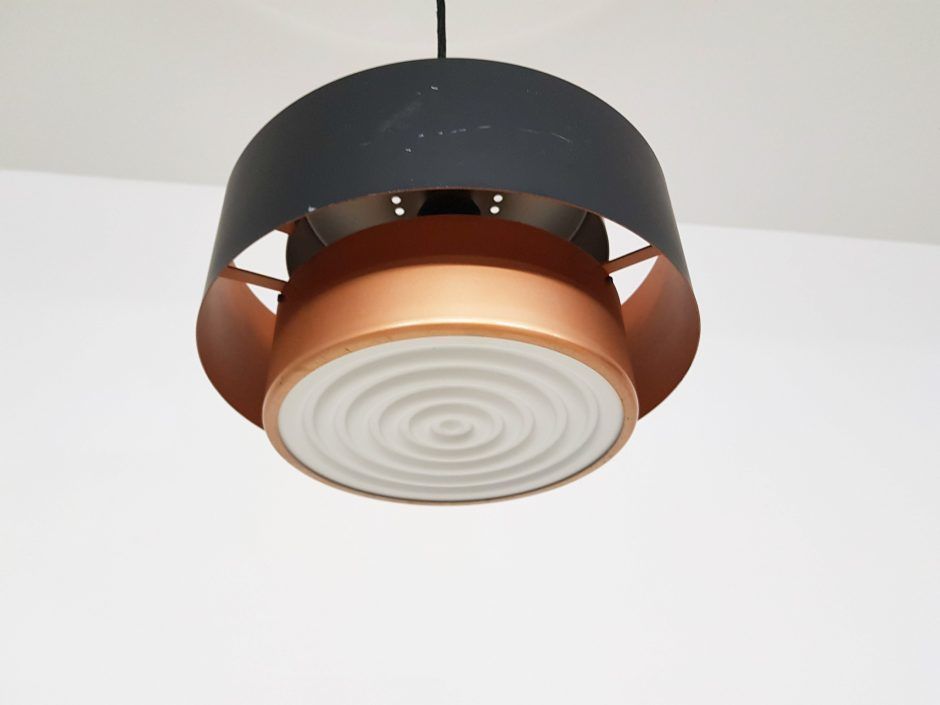 Jo Hammerborg “Juno” Pendant Light For Fog & Morup, Denmark 1960’s photo vintage