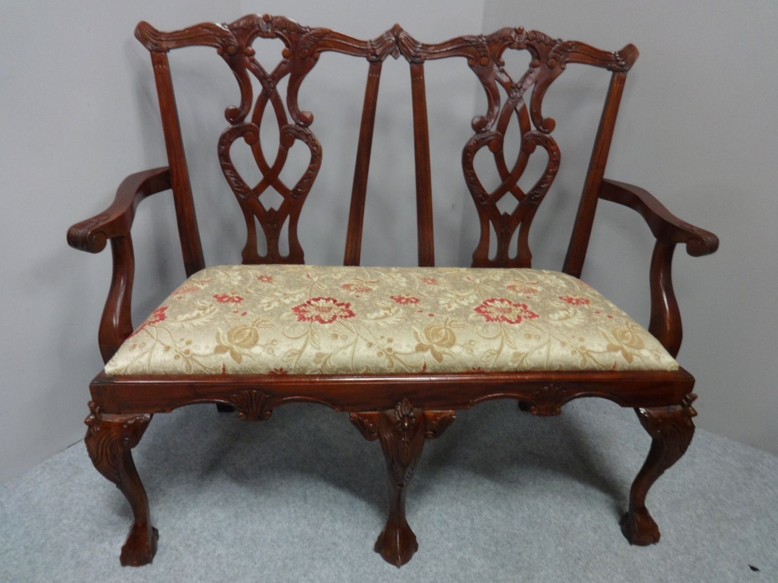 Two Seater Mahogany Sofa C.1930 photo furniture