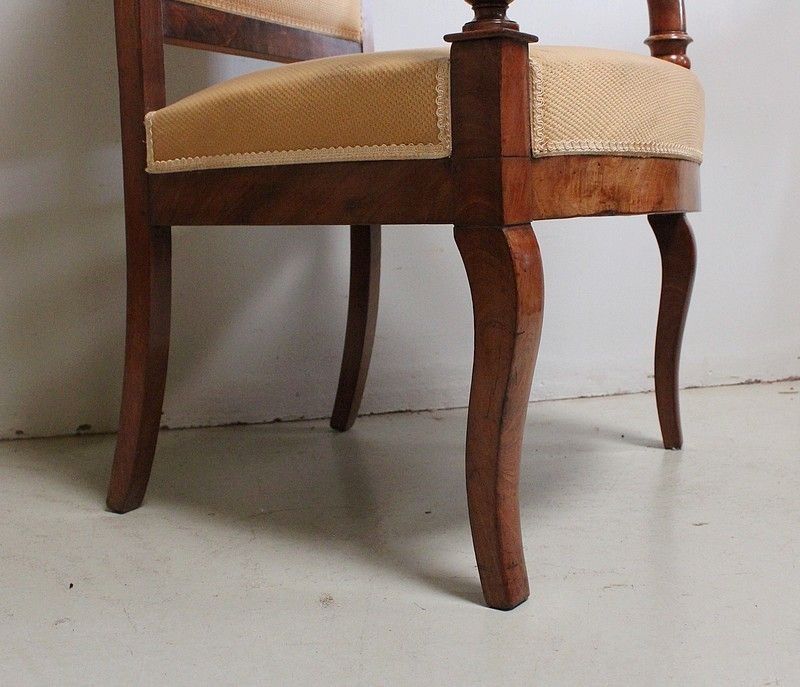 2176.39 Pair Of Cuban Mahogany Armchairs   Late Eighteenth / Early Nineteenth photo