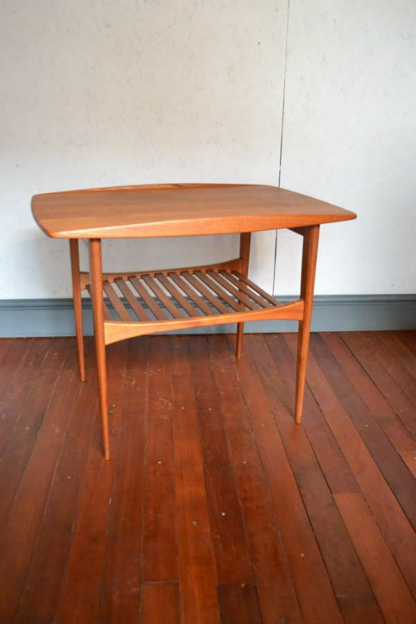 Mid Century Teak 510 Side Table By Tove & Edvard Kindt Larsen photo for sale