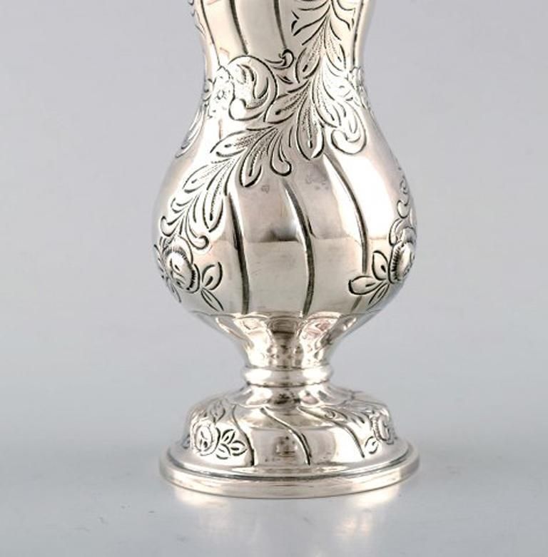 Set Of 3 Neo Rococo Sugar Castors In Silver Northern Europe, Early 20th Century photo Home Decor