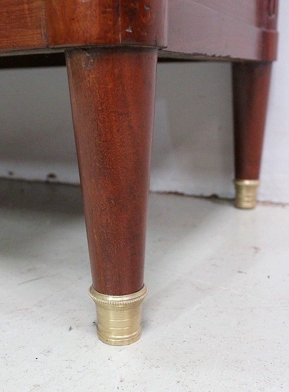 photo vinterior Spotted Mahogany Secretary, Louis XVI, 2nd Half Of The 18th Century