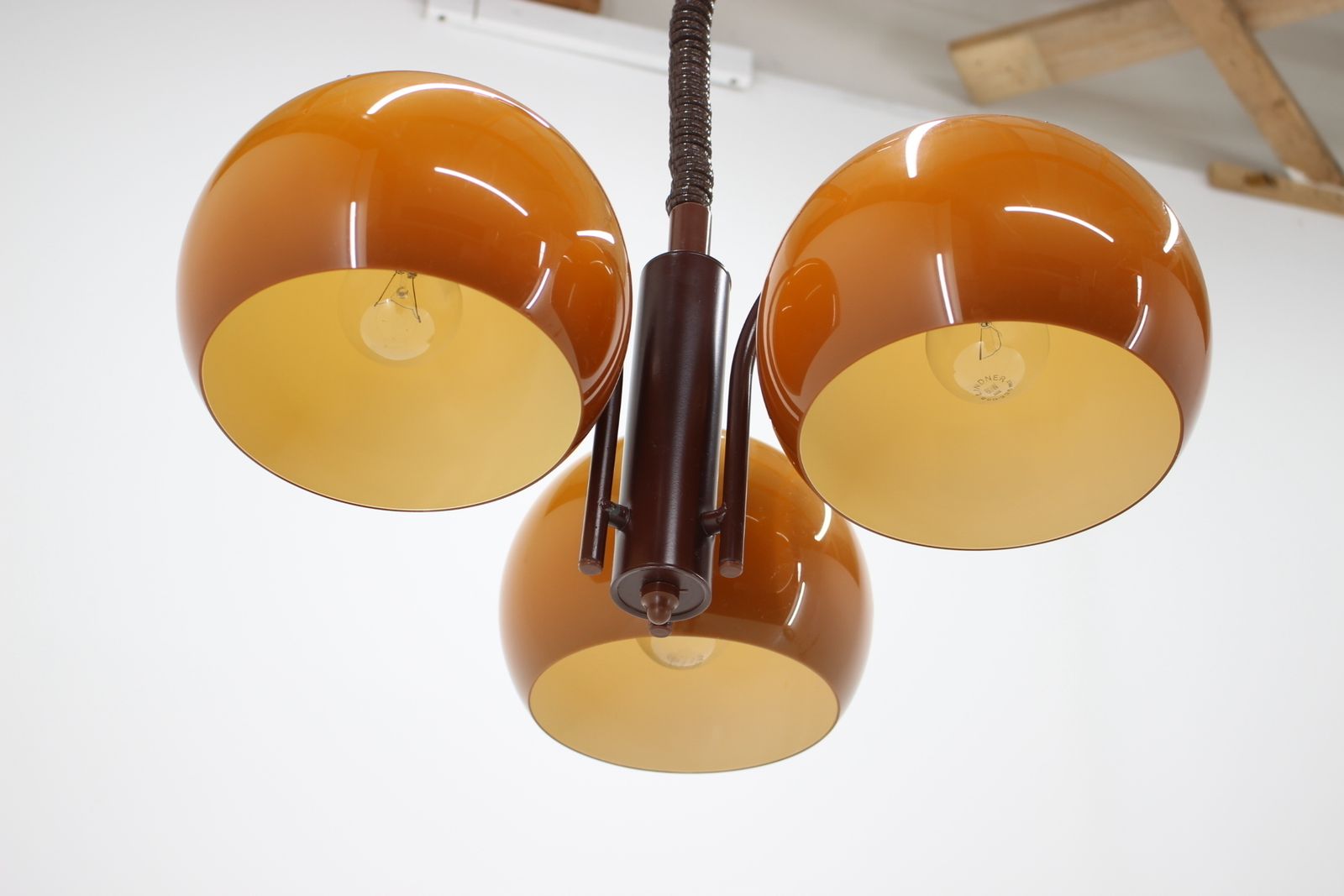 Mid Century Plastic Chandelier, 1970´S. photo 437.0