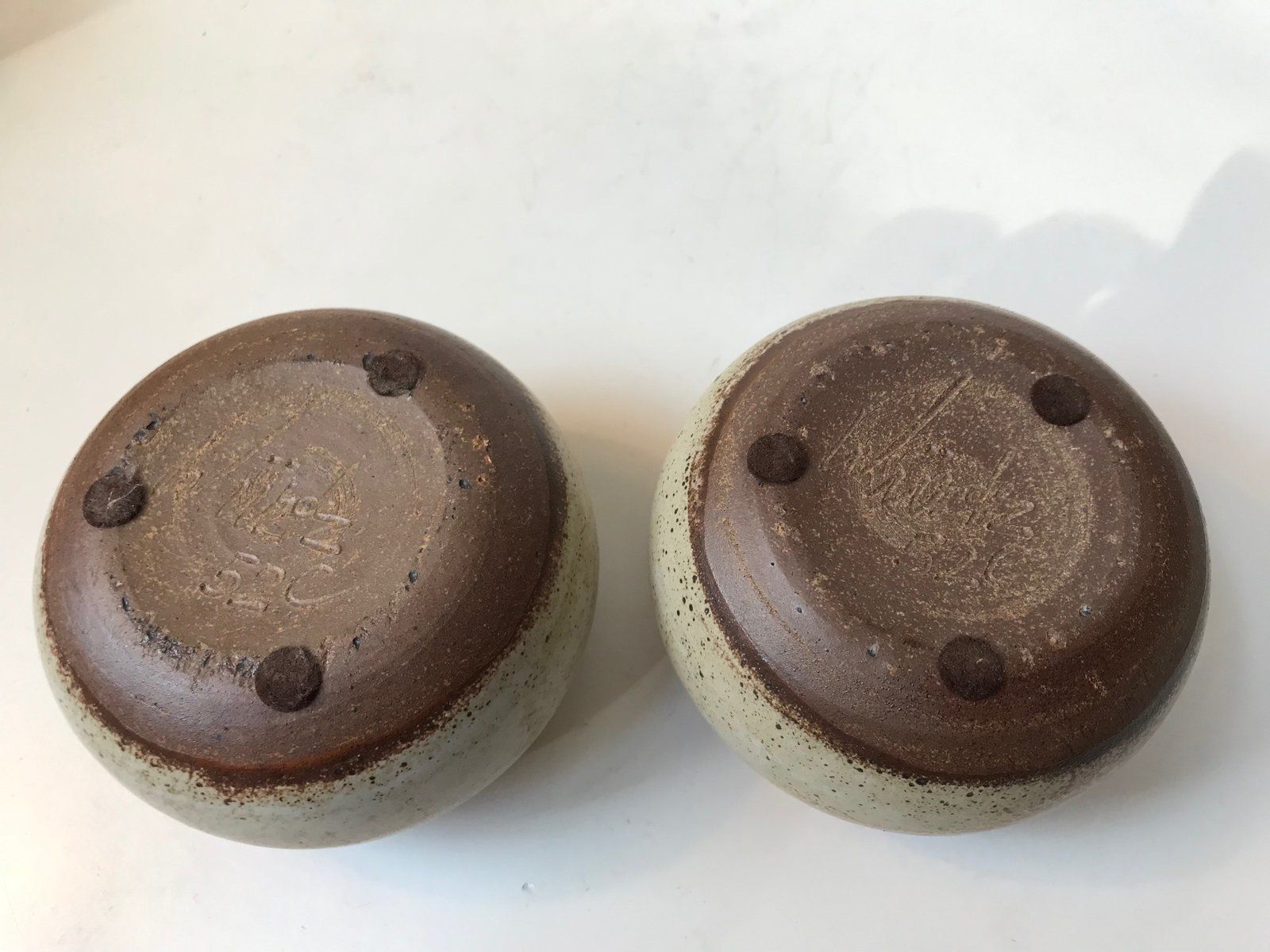 Mushroom Vases By Aage Würtz For Würtz Studio, 1970s, Set Of 2 photo for sale