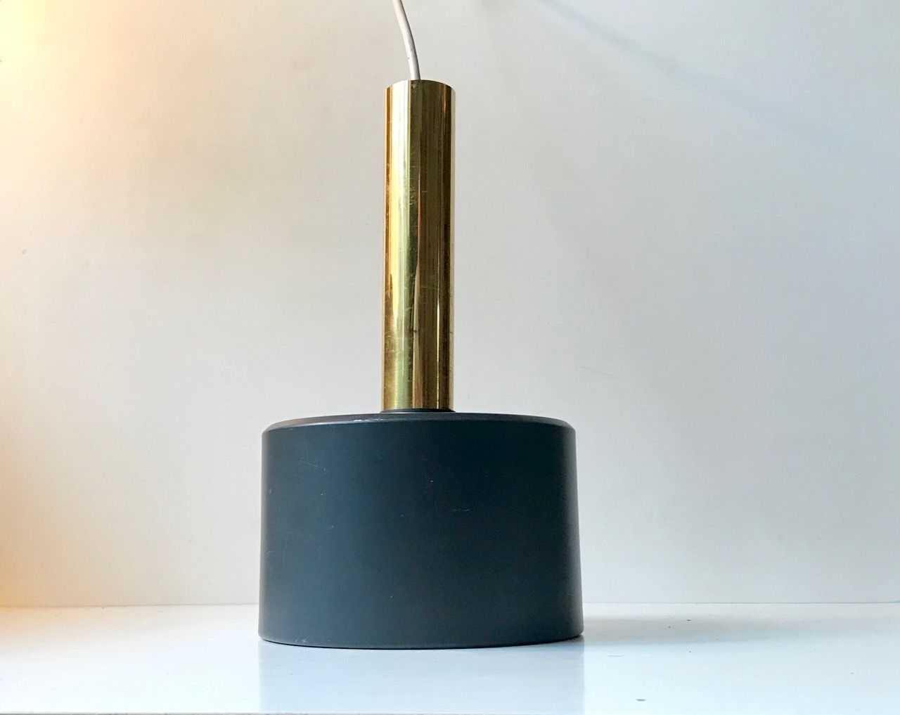 Scandinavian Modern Club Style Pendant Lamp, 1960s