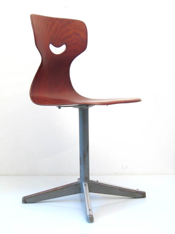 Plywood Sixties Vintage Childrens Chair