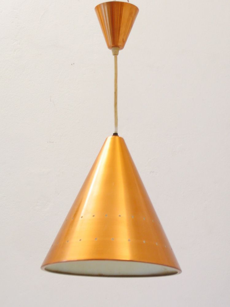 Copper Fog & Murop Sixties Vintage Hanglamp photo for sale