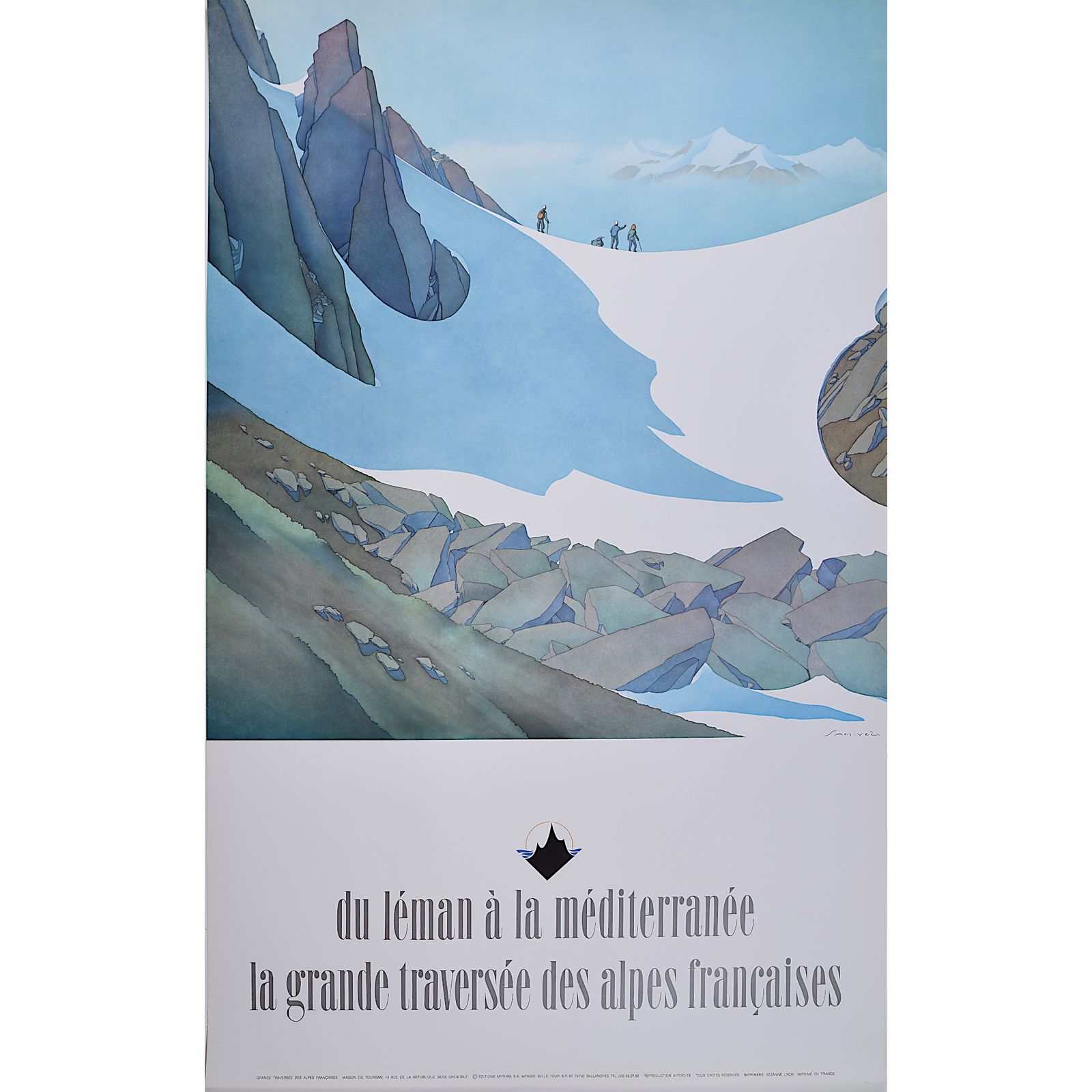 Samivel ’Paul Gayet Tancrède (1907 1992) From Lake Geneva To The Mediterranean, The Great Crossing Of The French Alps