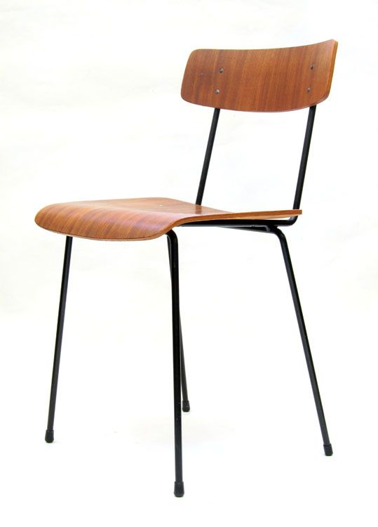 Tjerk Reijenga Pilastro Sixties Plywood Teak Chair
