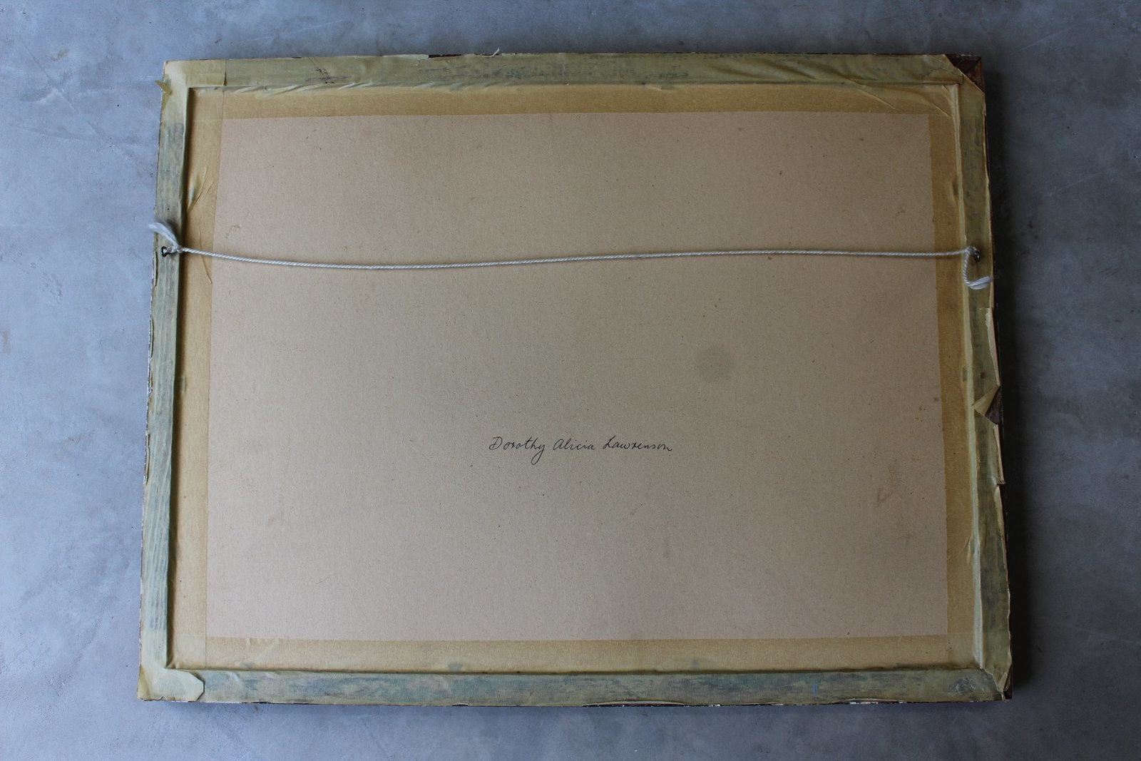 295.0 Dorothy Alicia Lawrenson A River Landscape Watercolour photo