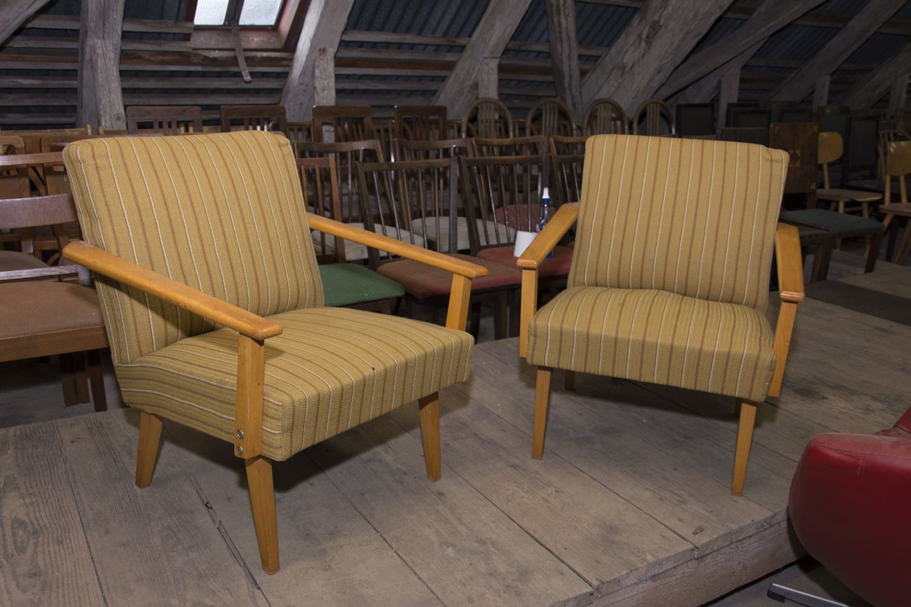 photo furniture A Pair Of Mid Century Armchairs, 1960´S, Central Europe