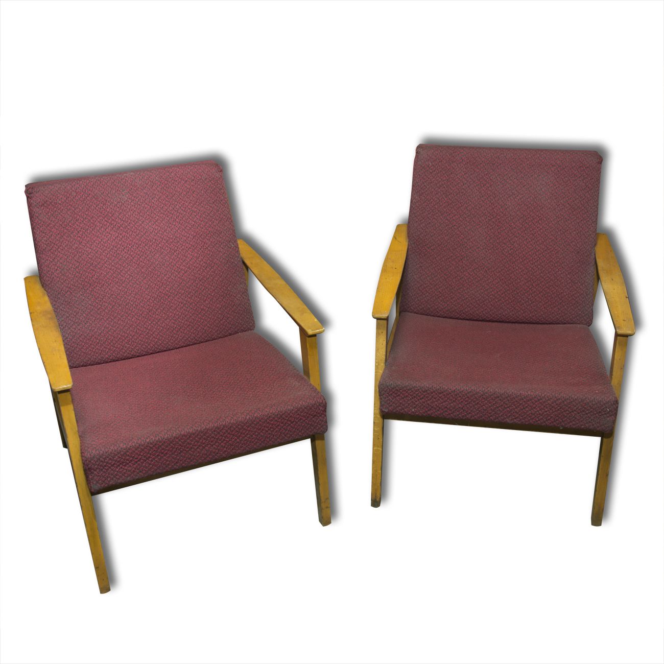 A Pair Of Mid Century Armchairs, Produced By Ton, 1960´S, Central Europe