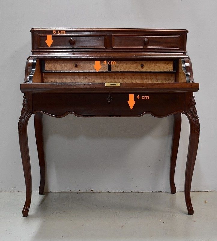 3690.49 Cuban Mahogany Small Office, Napoleon III , 19th photo