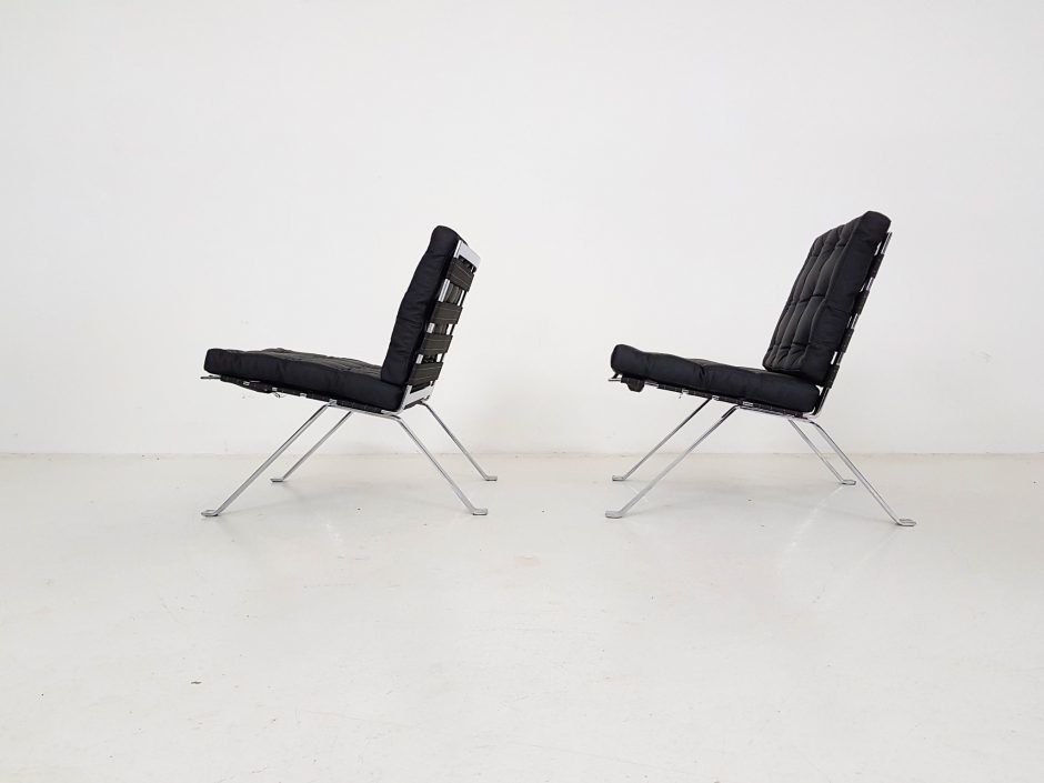 Set Of 2 Lounge Chairs Model Euro 1600 By Hans Eichenberger For Girsberger photo 7488.0