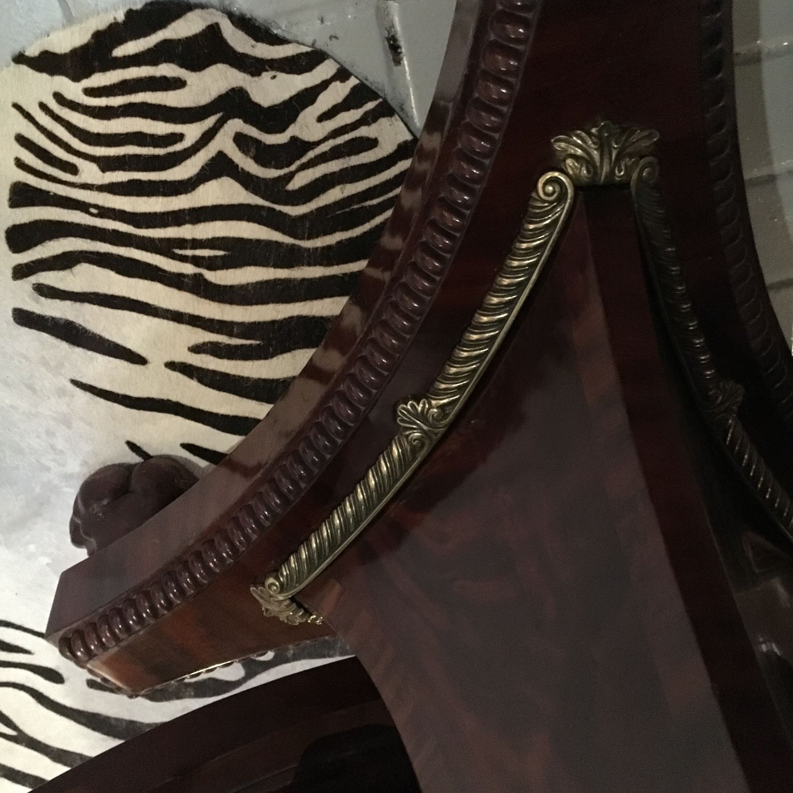 This Center Table Is From The Early 19th Century Regency Period, And Is Made From Mahogany. photo vinterior