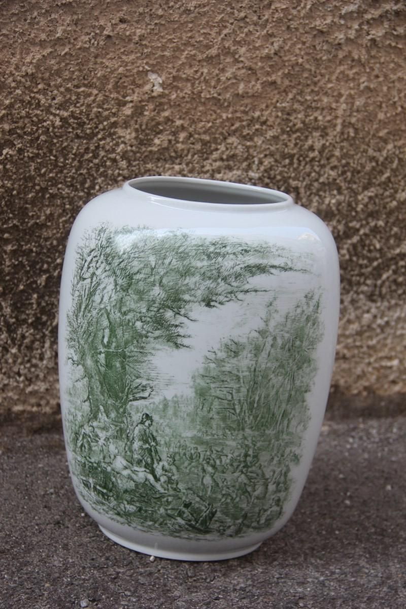 Porcelain Midcentury Italian Vase Guido Andloviz For Verbano Lavenia, 1950 photo furniture