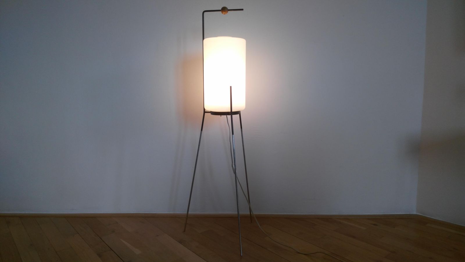 Set Of Very Rare Floor Lamps By Josef Hůrka. 1960 photo furniture